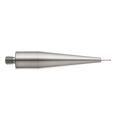 [A-5003-5227] M5 Ø0.7 mm bola de rubi, haste de carboneto de tungsténio, L 50 mm, EWL 5 mm