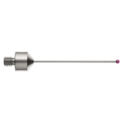 [A-5003-5230] M5 Ø2 mm ruby ball, tungsten carbide stem, L 50 mm, EWL 41 mm
