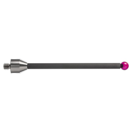 [A-5003-5251] M5 Ø8 mm bola de rubi, haste de fibra de carbono, L 75 mm, EWL 64.5 mm