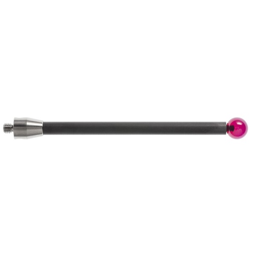 [A-5003-5264] M5 Ø10 mm bola de rubi, haste de fibra de carbono, L 100 mm, EWL 94.5 mm