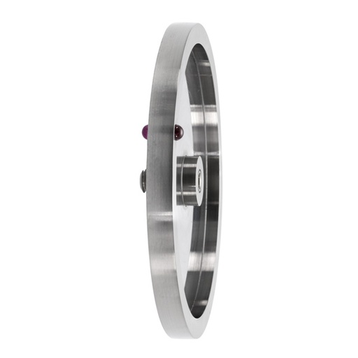 [A-5003-5291] M5 Ø63.5 mm silver steel disc, 5 mm width, with roller