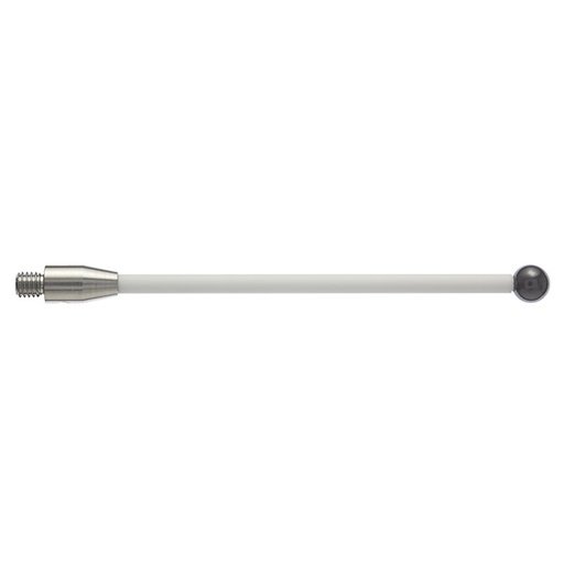 [A-5003-5725] M3 Ø4 mm bola de nitreto de silício, haste de cerâmica, L 50 mm, EWL 46 mm