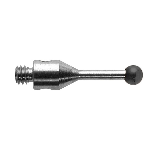 [A-5003-6120] M2 Ø2 mm silicon nitride ball, stainless steel stem, L 10 mm, EWL 6 mm