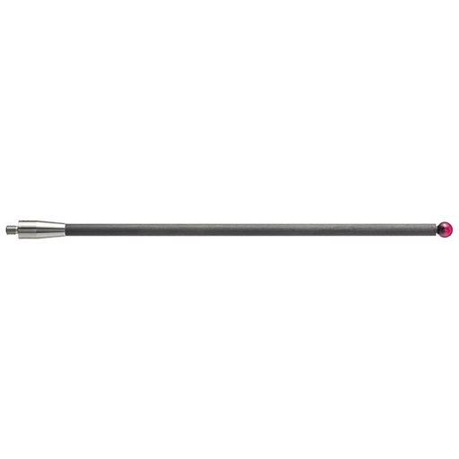 [A-5003-6511] M4 Ø6 mm bola de rubi, haste de fibra de carbono, L 150 mm, EWL 138.5 mm