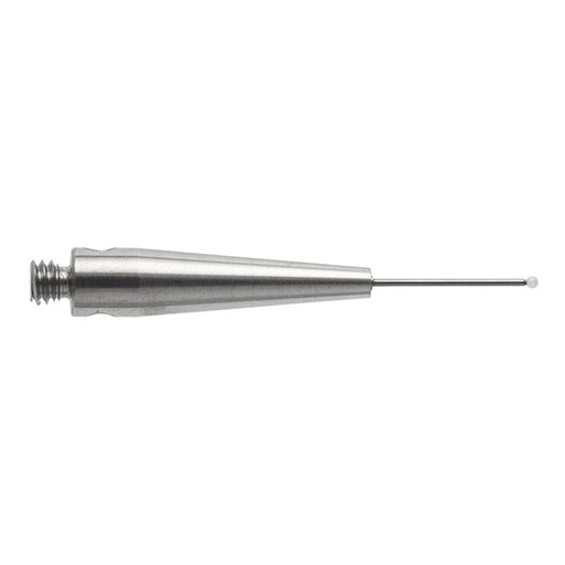 [A-5004-2920] M2 Ø0.5 mm zirconia ball, tungsten carbide stem, L 20 mm, EWL 7 mm