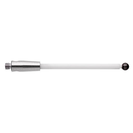 [A-5004-7273] M2 Ø2 mm bola de nitreto de silício, haste de cerâmica, L 30 mm, EWL 22.5 mm