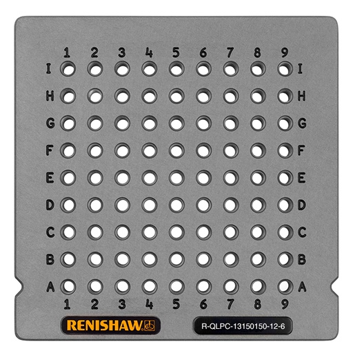 [R-QLPC-13150150-12-6] M6 QuickLoad™ placa, 12.7 mm × 150 mm × 150 mm