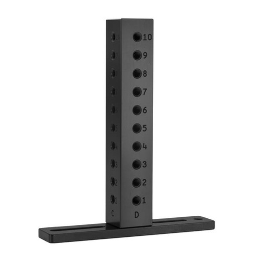 [R-T-25150-6] Torre de 25 mm × 25 mm × 150 mm (4 lados, 1 filas) con rosca M6